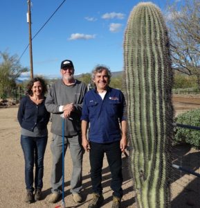 Animal Ark visiting Jim Walkington of Viper Voidance, Senoran Desert, Arizona